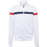 Ellesse Jopa na zadrgo temno modra / svetlo rdeča / off-bela | Shoptok.si