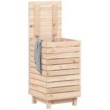  Košara za rublje 44x44x76 cm od masivne borovine | Shoptok.si