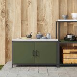  Kuhinjsko skladištenje Maslinasto zelena 90 x 50 x 53 cm Čelik | shoptok.hr
