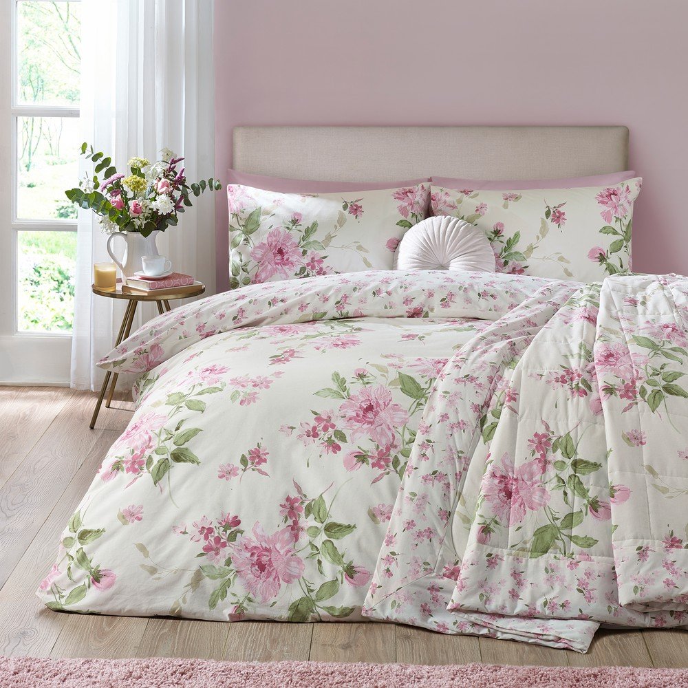 Catherine Lansfield 3-dijelna posteljina za bračni krevet 200x200 cm Avebury Floral – | shoptok.hr