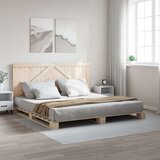 vidaXL okvir kreveta s uzglavljem 200 x 200 cm od masivne borovine | shoptok.hr