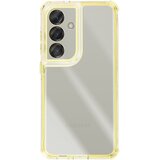  Ovitek za Galaxy S24 / S25, dvomaterialna zasnova, teksturiran, nedrseč, Rumena, (5000190654) | Shoptok.si