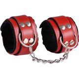 Dominate Me Leather Handcuffs D14 Red-Black Cijene