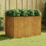 vidaXL Povišena vrtna gredica 120 x 80 x 80 cm od čelika COR-TEN Cijene