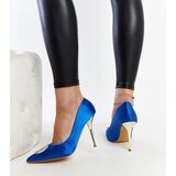 Gemre Blue stilettos with rhinestones Elife | Shoptok.si