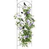  Vrtna Ograda 3 pcs Crna 110 x 40 cm Čelik | shoptok.hr