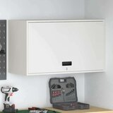  Ormar za zid u garaži Bijelo 90 x 40 x 53 cm Čelik s prahom | shoptok.hr