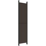 Sobna pregrada s 6 panela smeđa 300x220 cm od tkanine | Eponuda.com
