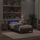  Krevetna konstrukcija Umjetnički hrast 100 x 200 cm | shoptok.hr