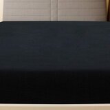  Plahte s gumicom od žerseja 2 kom crne 180x200 cm pamučne | shoptok.hr