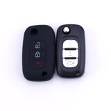 INF Silikonski ovitek za ključ s 3 gumbi za Mercedes Benz Smart Black, (21756024) Cene