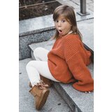 Boto Girls' Warm Snow Boots With Bows Camel Meriva | ePonuda.com