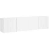 vidaXL Stenske TV omarice 2 kosa bela 80x30x41 cm, (21012159) Cene