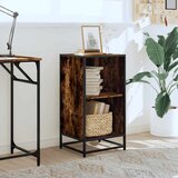 vidaXL Ormar za knjige dimljeni hrast 40x35x76 cm konstruirano drvo | shoptok.hr