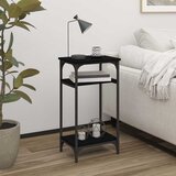  Bočni stolić crni 40 x 30 x 75 cm od konstruiranog drva | shoptok.hr