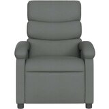 vidaXL Naslanjač iz temno sivega blaga | Shoptok.si