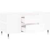 vidaXL Klubska mizica bela 102x44,5x50 cm inženirski les | Shoptok.si