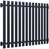 PANEL Ograjni panel antraciten 170,5x170 cm prašno premazano jeklo | Shoptok.si