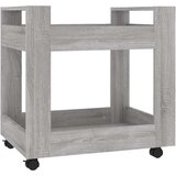 Kolica Voziček za pisalno mizo siva sonoma 60x45x60 cm inženirski les, (20826815) | Shoptok.si
