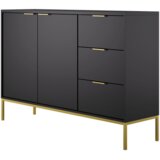  Komoda AUSTIN - crna - zlatna | shoptok.hr