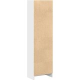vidaXL Knjižna omara visok sijaj bela 40x24x143 cm inženirski les | Shoptok.si