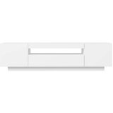 vidaXL tv ormarić s led svjetlima bijeli 160 x 35 x 40 cm | shoptok.hr