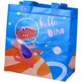 Dinosaur Gift Bag Blue 23cm x 21.5cm x 11cm | shoptok.hr