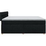  Krevet s oprugama i madracem crni 200x200 cm od tkanine | shoptok.hr