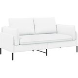 SOFA za dvije osobe Bijela 188 x 81 x 89 cm Tkanina | shoptok.hr