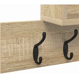  Vješalica za kapute na zidu Sonoma hrast 100 x 12 x 43,5 cm | Shoptok.si