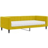 The Living Store Dnevna postelja z vzmetnico rumena 90x200 cm žamet - Dnevna Postelja Z Vzmetnico, (21489062) | Shoptok.si