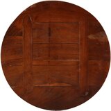 Stolna ploča Ø 60 x 1,5 cm okrugla od masivnog obnovljenog drva | Eponuda.com