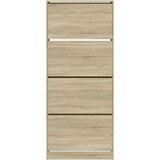 Ormarić za cipele s 4 ladice boja hrasta 80 x 34 x 187 5 cm | shoptok.hr