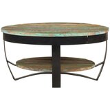  Klubska mizica iz trdnega predelanega lesa 65x32 cm, (20625690) | Shoptok.si
