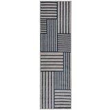 Flair Rugs Tamno plavi unutarnji i vanjski tepih 66x230 cm Vigo Blocks – Cijene