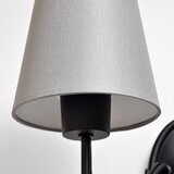  Zidna lampa MALBO 1xE27/15W/230V siva/crna | Eponuda.com