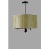Opviq bambu 03 abajurlu 3 Lü Sarkıt avize greenblack chandelier | Eponuda.com