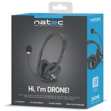 Natec Drone Headset Wired Head-band Calls/Music Black, Orange | shoptok.hr
