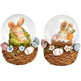 Viter uskršnja vodena kugla zeka u korpi h.6cm ( 10042614 ) Cene