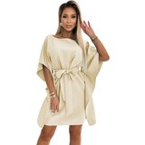 Numoco Butterfly dress with tie at the waist | Shoptok.si