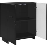  Komoda Crna 67 x 34,5 x 75 cm Konstruirano drvo | shoptok.hr
