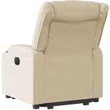 vidaXL Naslonjač na podizanje od tkanine krem | shoptok.hr