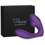 Tracy&#039;s Dog OG - vodoodporen vibrator za točko G in stimulator klitorisa (vijolična) | Shoptok.si