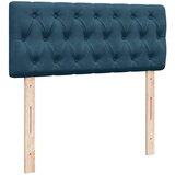  Otomanski krevet s madracem i LED tamnoplavi 120x190cm baršun | Eponuda.ba