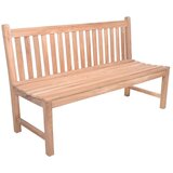 Garden Pleasure Vrtna klupa od masivnog drveta u prirodnoj boji Solo – | shoptok.hr