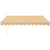 Tenda na uvlačenje žuto-bijela 3 5 x 2 5 m tkanina i aluminij | shoptok.hr