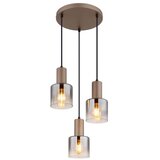 Globo 54318-3HR - Viseći luster WALTON na sajli 3xE27/40W/230V | Eponuda.com