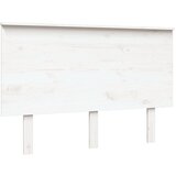 Maison Chic posteljno vzglavje - vzglavna omarica - nočna omarica belo 124x6x82,5 cm trdna borovina, (21706460) | Shoptok.si