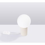 Sollux Krem stolna lampa sa staklenim sjenilom (visina 19 cm) Orbital – | shoptok.hr