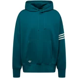 Adidas Sweater majica 'Neuclassics' petrol / bijela